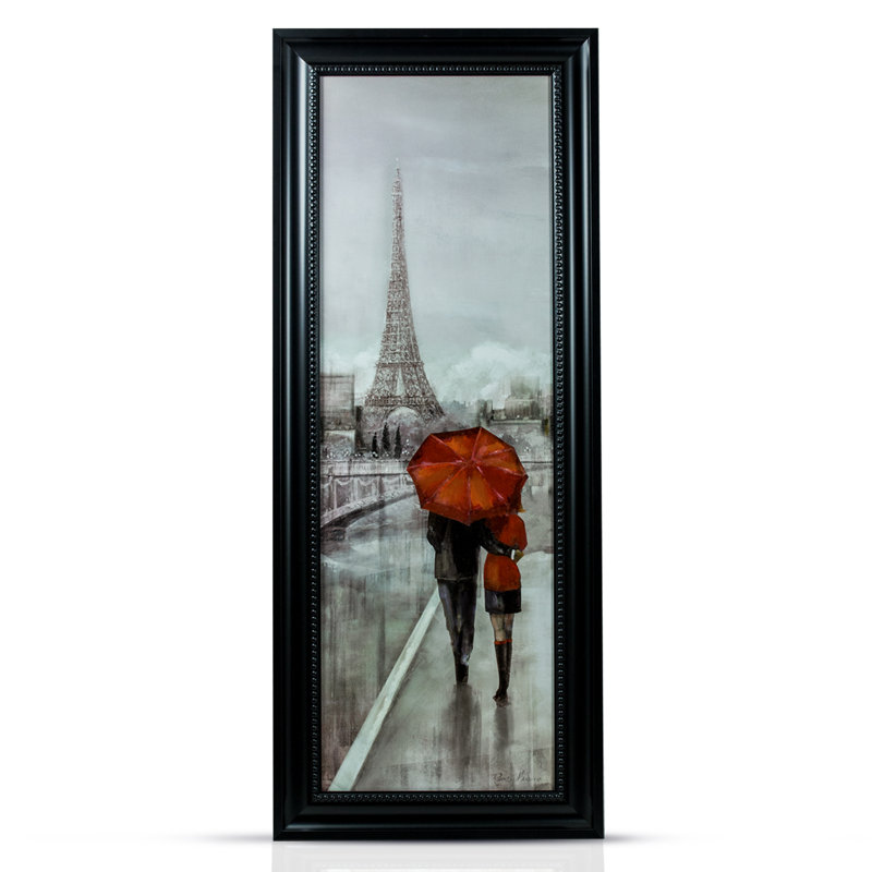 CYRG 'Paris Stroll' Framed Painting Print & Reviews Wayfair